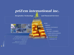 Разработка сайта PRIZEM International Inc
