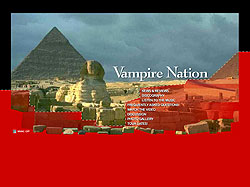 Создание сайта о вампирах